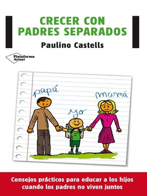 cover image of Crecer con padres separados